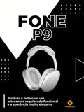 Fone Headphone Wireless Extra Bass P9 Air Top Max