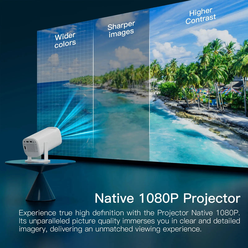 Projetor LED Salange-P30 720P - Compatível com Android e iOS- EMCOMPRASONLINE