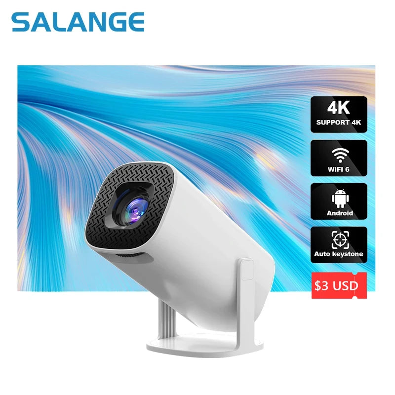 Projetor LED Salange-P30 720P - Compatível com Android e iOS- EMCOMPRASONLINE