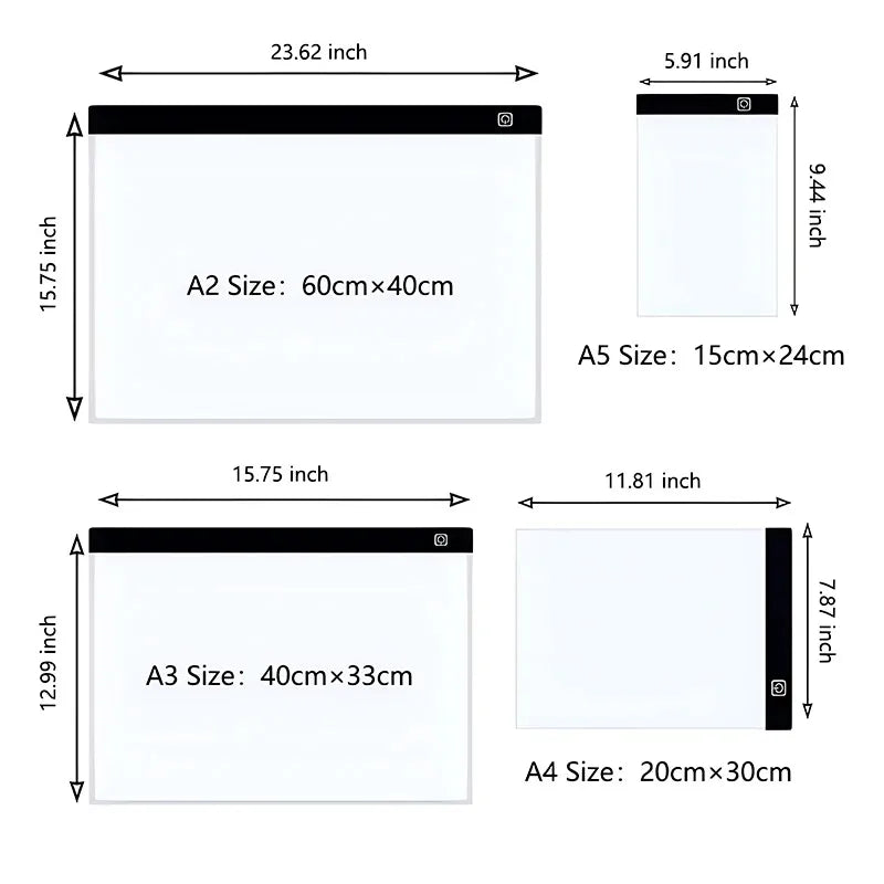 Caderno Led Para Desenho - Draw Master